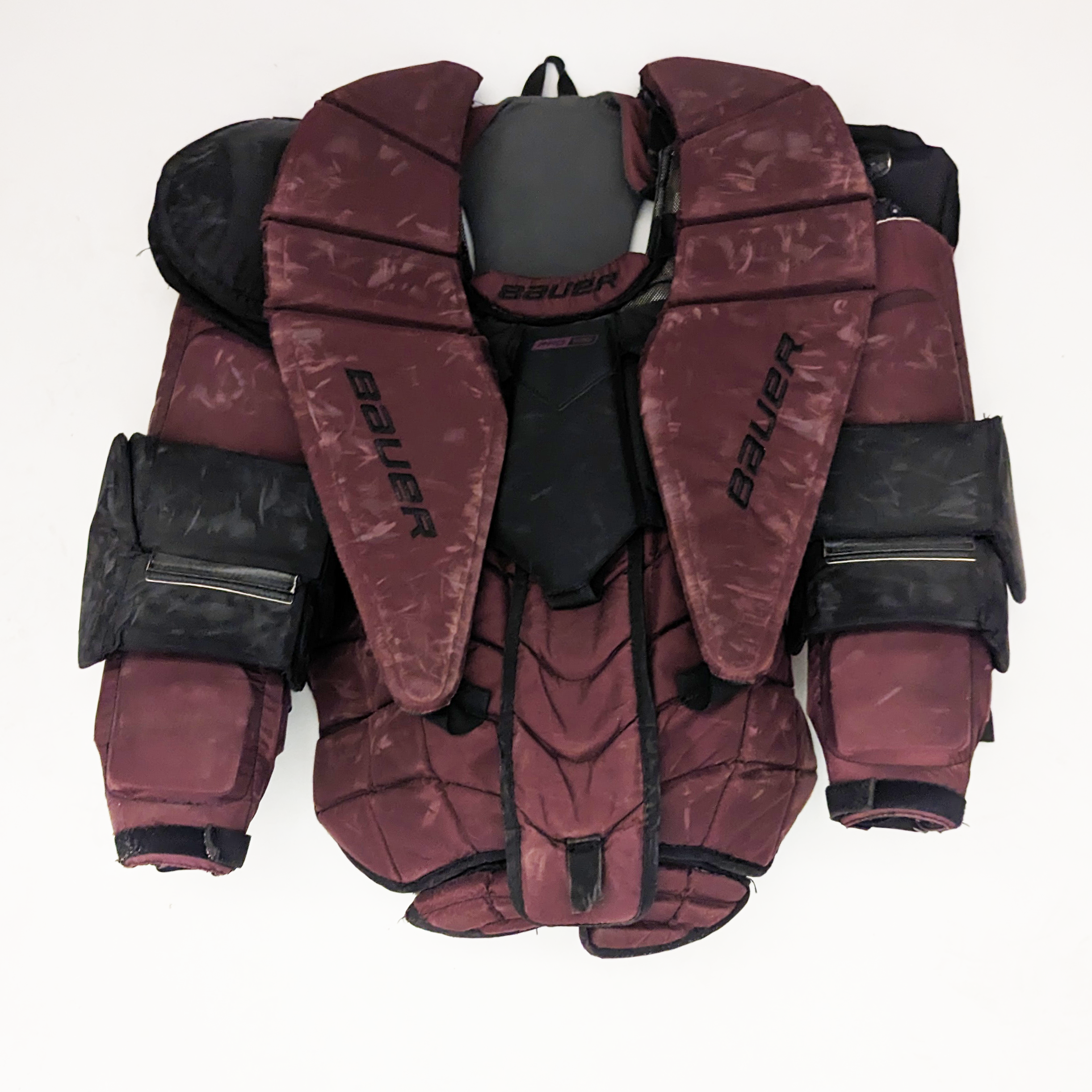 Bauer Pro Series - Plastron de gardien de but Pro Stock d'occasion (noir/marron)